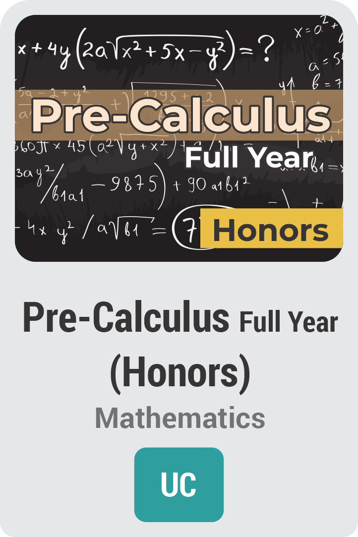 Pre-Calculus (Honors) (Full Year)