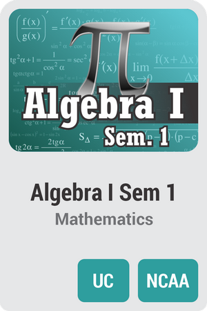 Algebra I Semester 1