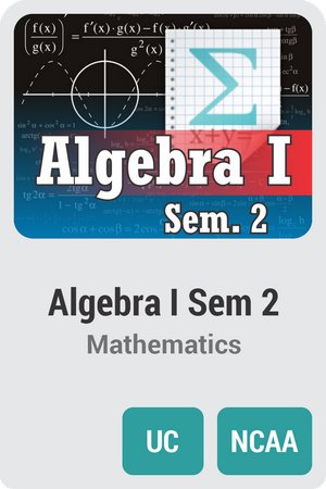 Algebra I Semester 2