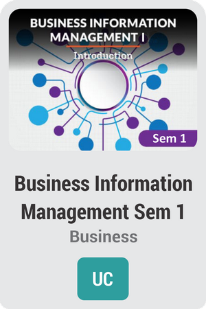 Business Information Management Semester 1: Introduction
