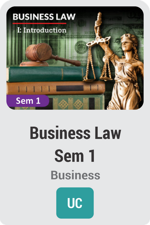 Business Law Semester 1: Introduction