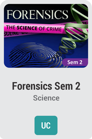 Forensics Semester 2: The Science of Crime