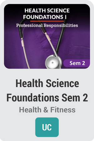 Health Science Foundations Semester 2: Professional Responsibilities
