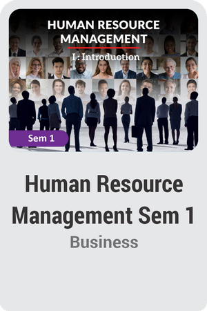 Human Resource Management Semester 1: Introduction