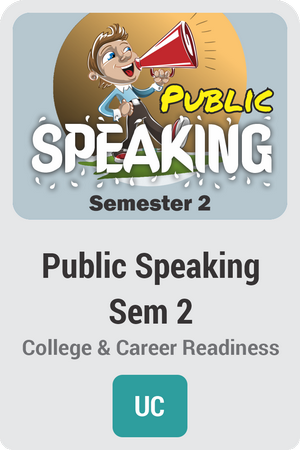 Public Speaking Semester 2: Finding Your Voice
