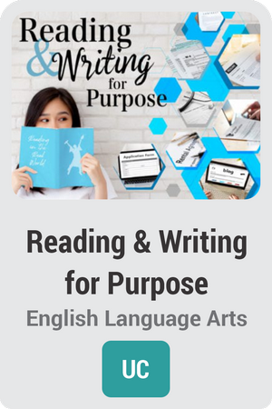 Reading and Writing for Purpose