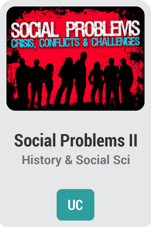 Social Problems II: Crisis, Conflicts and Challenges
