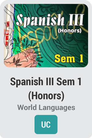 Spanish III Semester 1