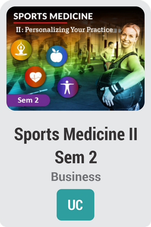 Sports Medicine II Semester 2: Personalizing Your Practice